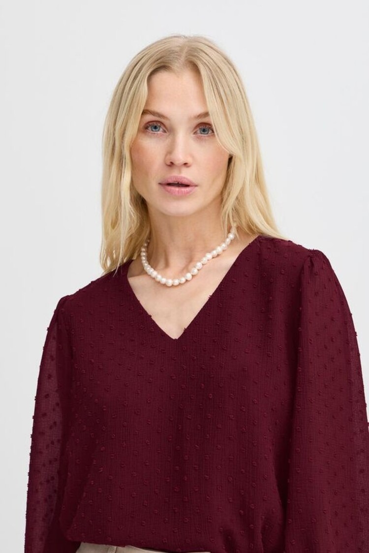 b.young BYIZETTE BLOUSE bordeaux