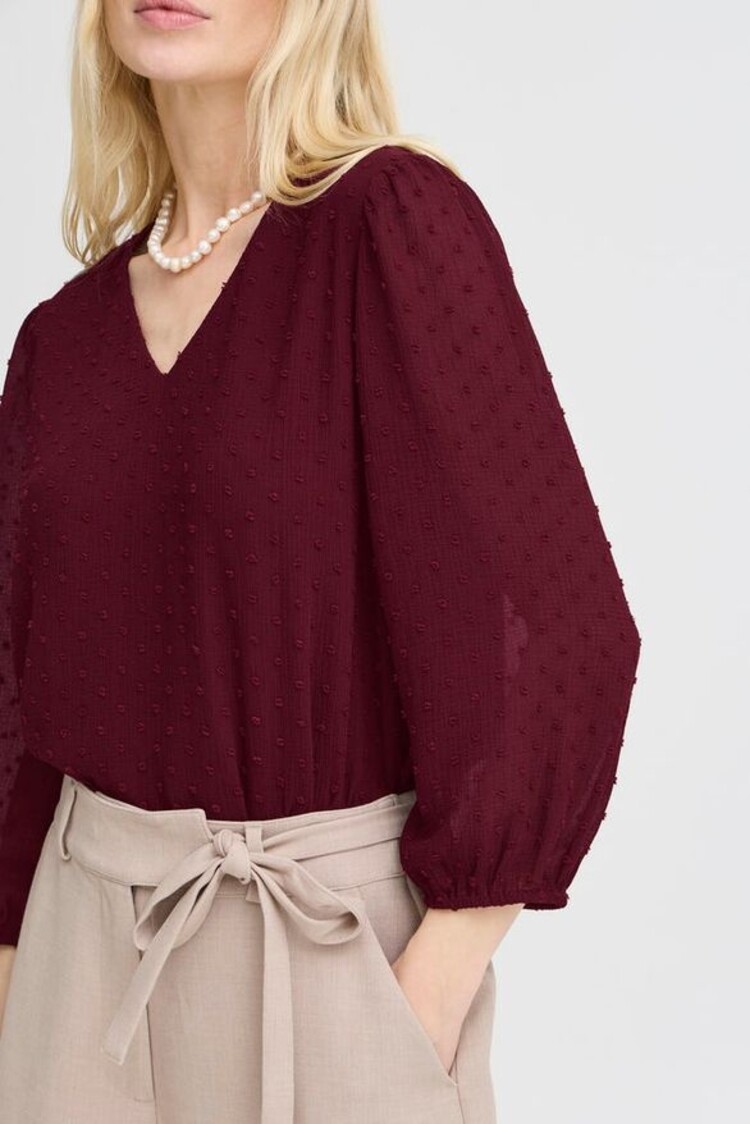 b.young BYIZETTE BLOUSE bordeaux