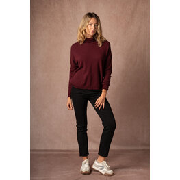 Cashmere sweater bordeaux