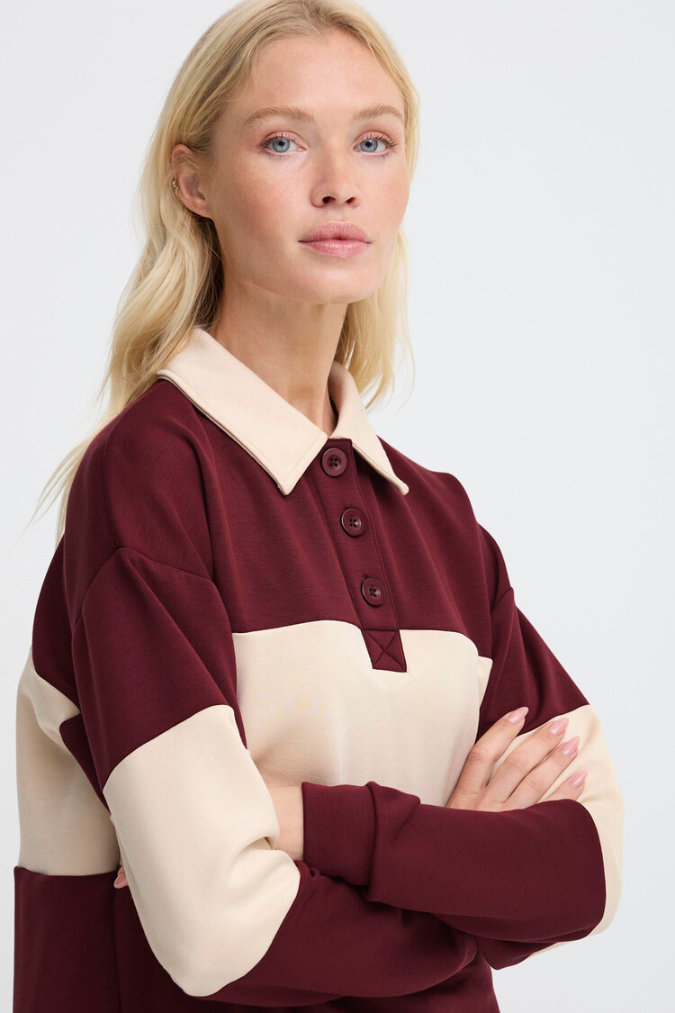 b.young BYOMEA ROLLNECK JUMPER mid grey