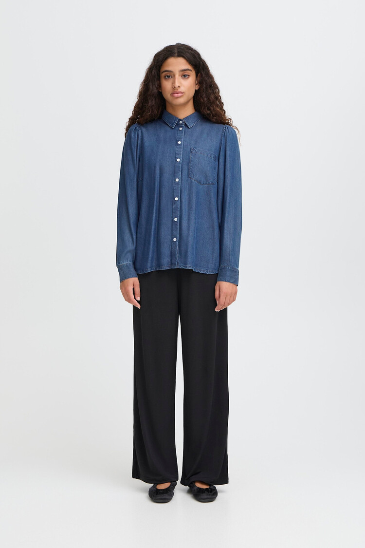 Ichi IHKATE CORDUROY Pant patriot blue
