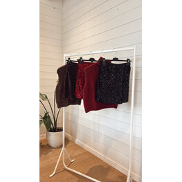 Rok paillet Noemie black