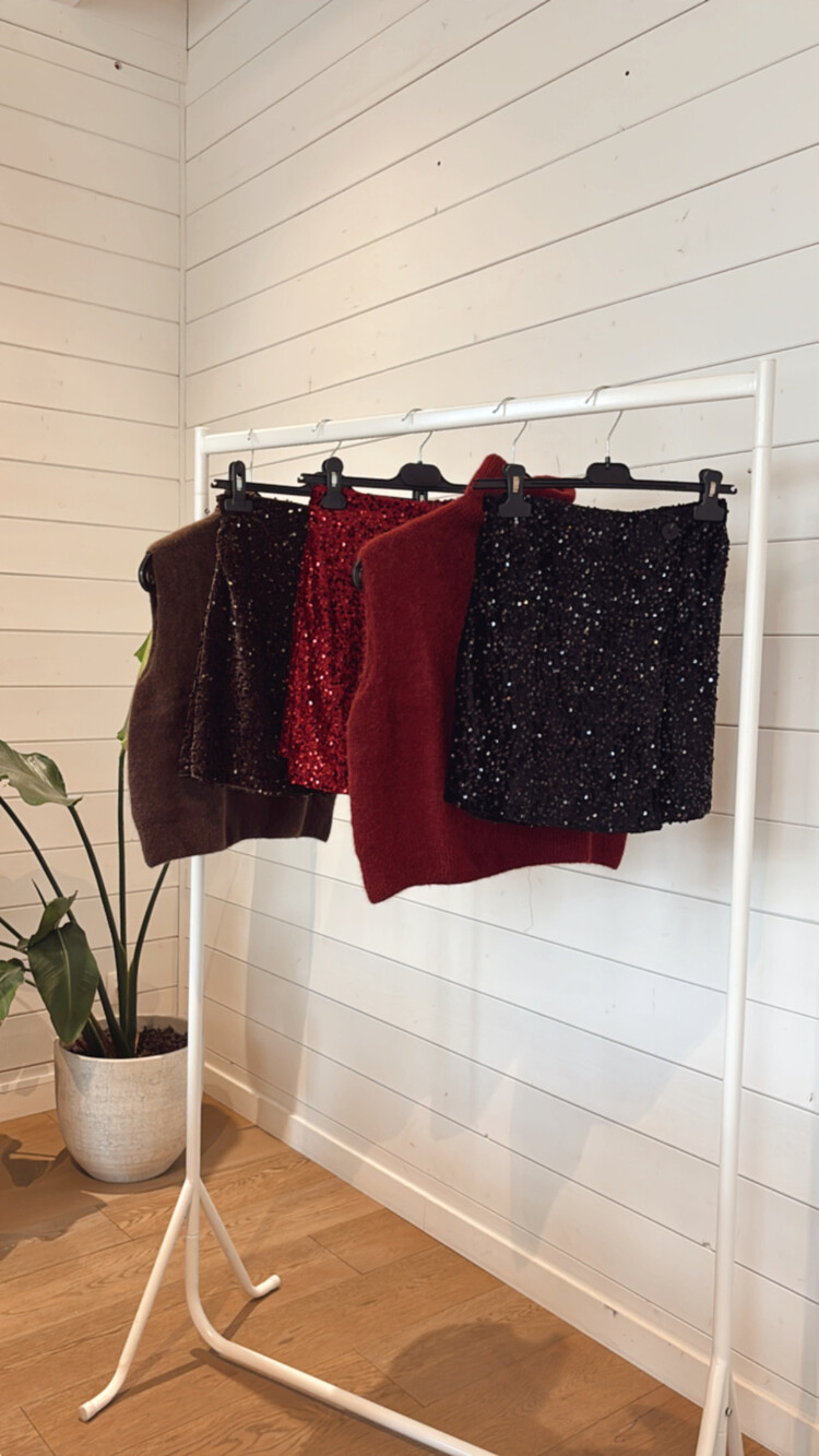 Rok paillet Noemie black