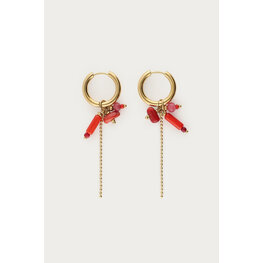 My Jewellery Earring hoop red