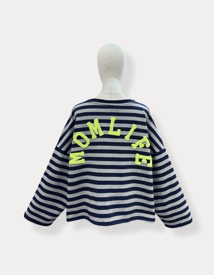 Me & Mommy Sweater momlife marine