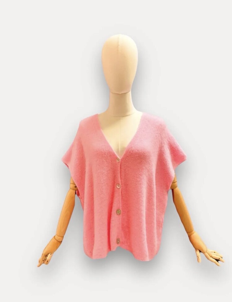 Me & Mommy Gilet Julia roze