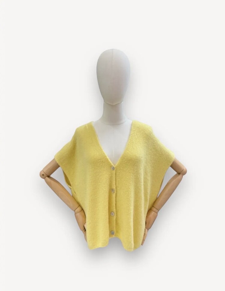 Me & Mommy Gilet Julia geel