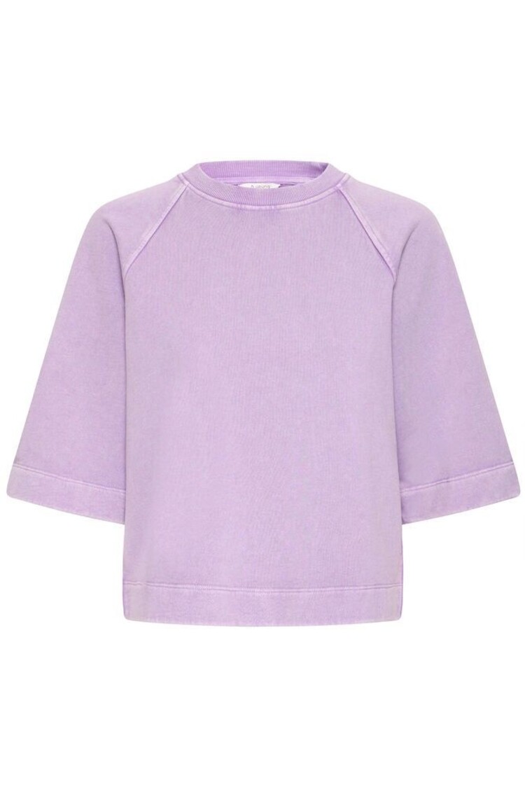 b.young BYRASMA SHORT SWEAT lavender