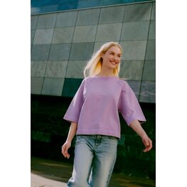 b.young BYRASMA SHORT SWEAT lavender