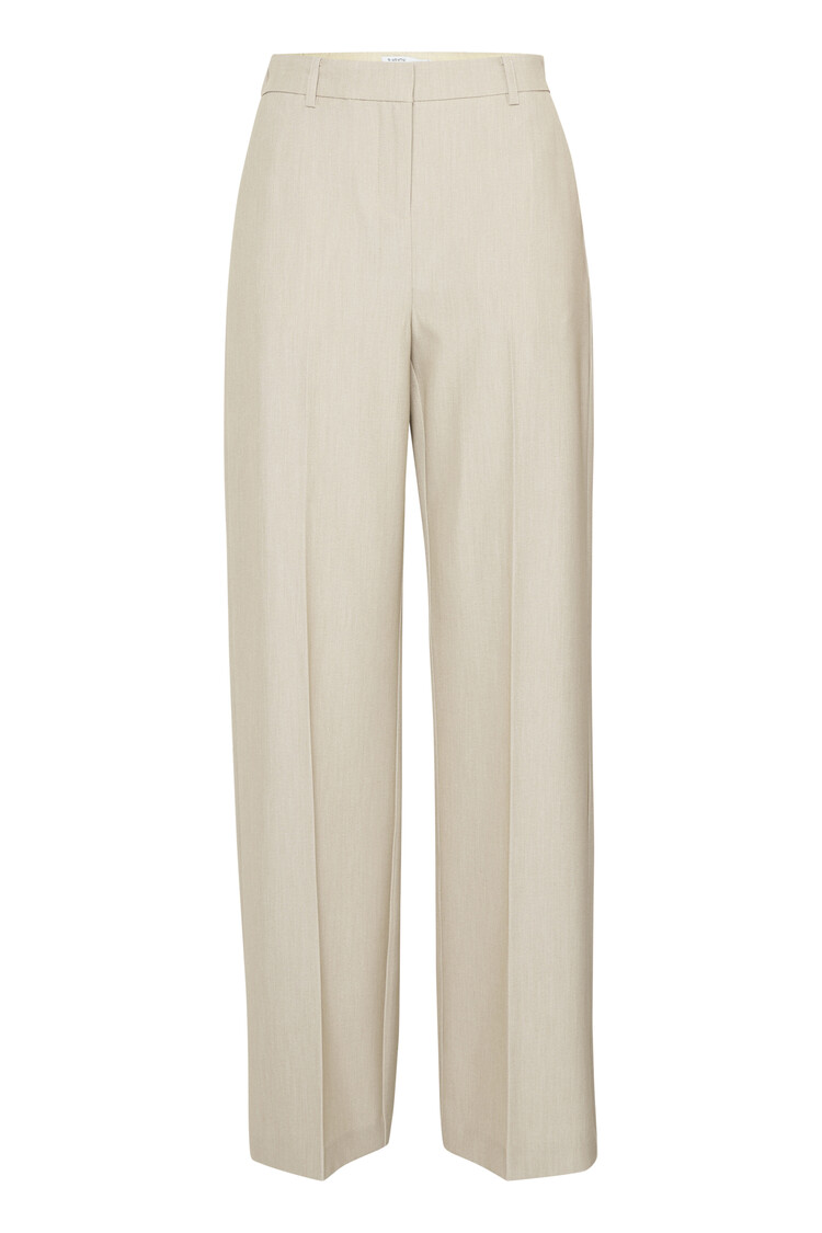 b.young BYDANTA WIDE LEG PANTS humus