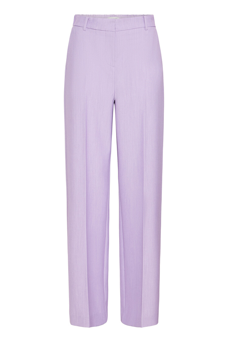 b.young BYDANTA WIDE LEG PANTS lavender