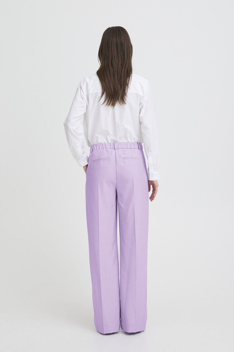 b.young BYDANTA WIDE LEG PANTS lavender