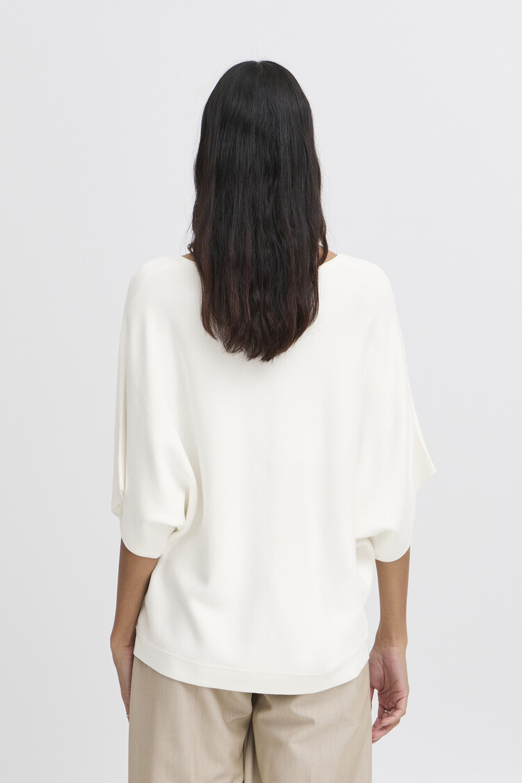 b.young BYMMORLA VNECK SHORT SLEEVE marshmallow