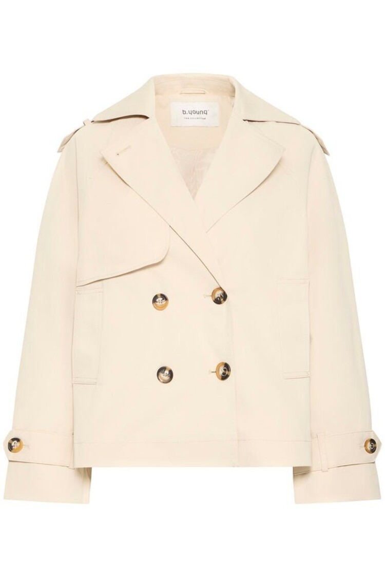 b.young BYAMONA SH TRENCH COAT oyster