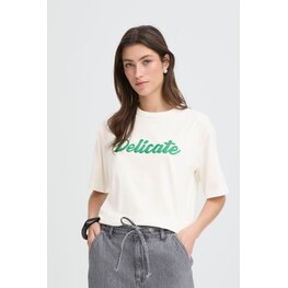 b.young BYPANDINNA DELICATE TSHIRT marshmallow