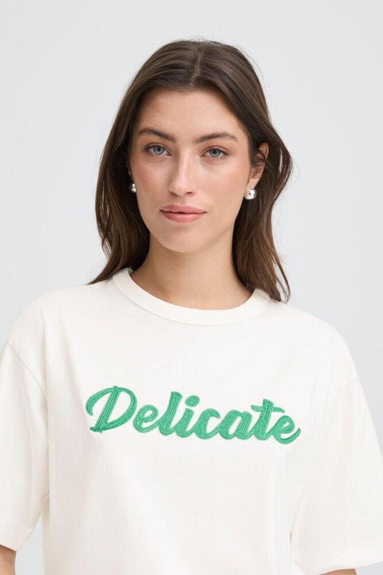 b.young BYPANDINNA DELICATE TSHIRT marshmallow