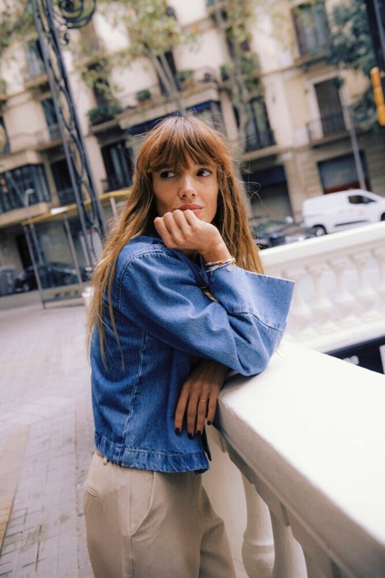 b.young BYKACILA SHIRT mid blue denim