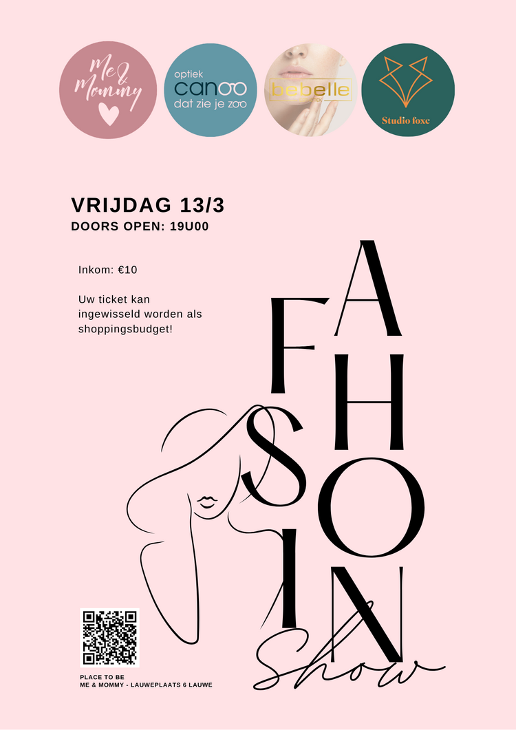 Tickets fashionshow 13/3/2026