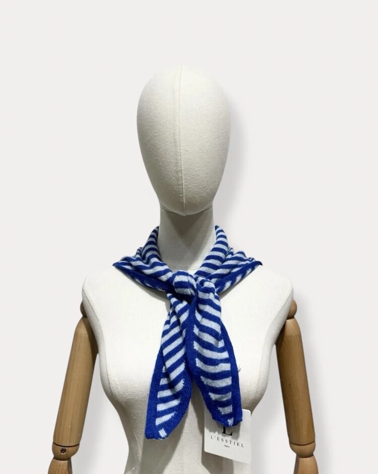 Me & Mommy Sjaal gestreept royal-bleu