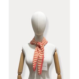 Me & Mommy Sjaal gestreept corail-geel