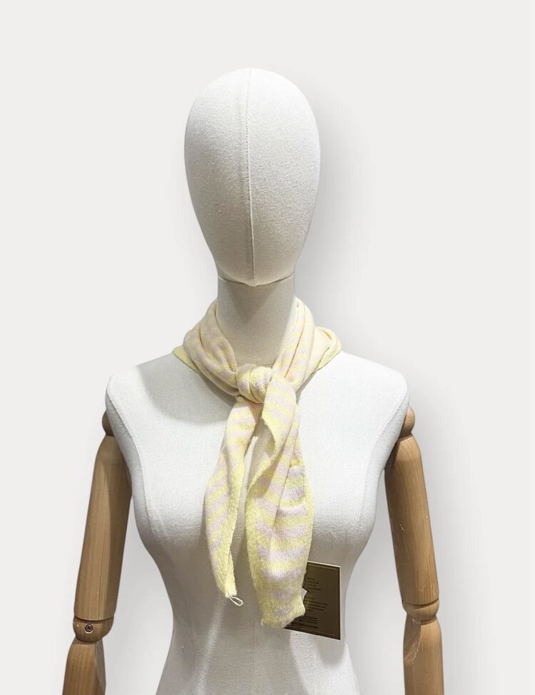 Me & Mommy Sjaal gestreept geel-roze