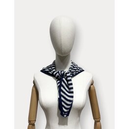 Me & Mommy Sjaal gestreept marine-grey