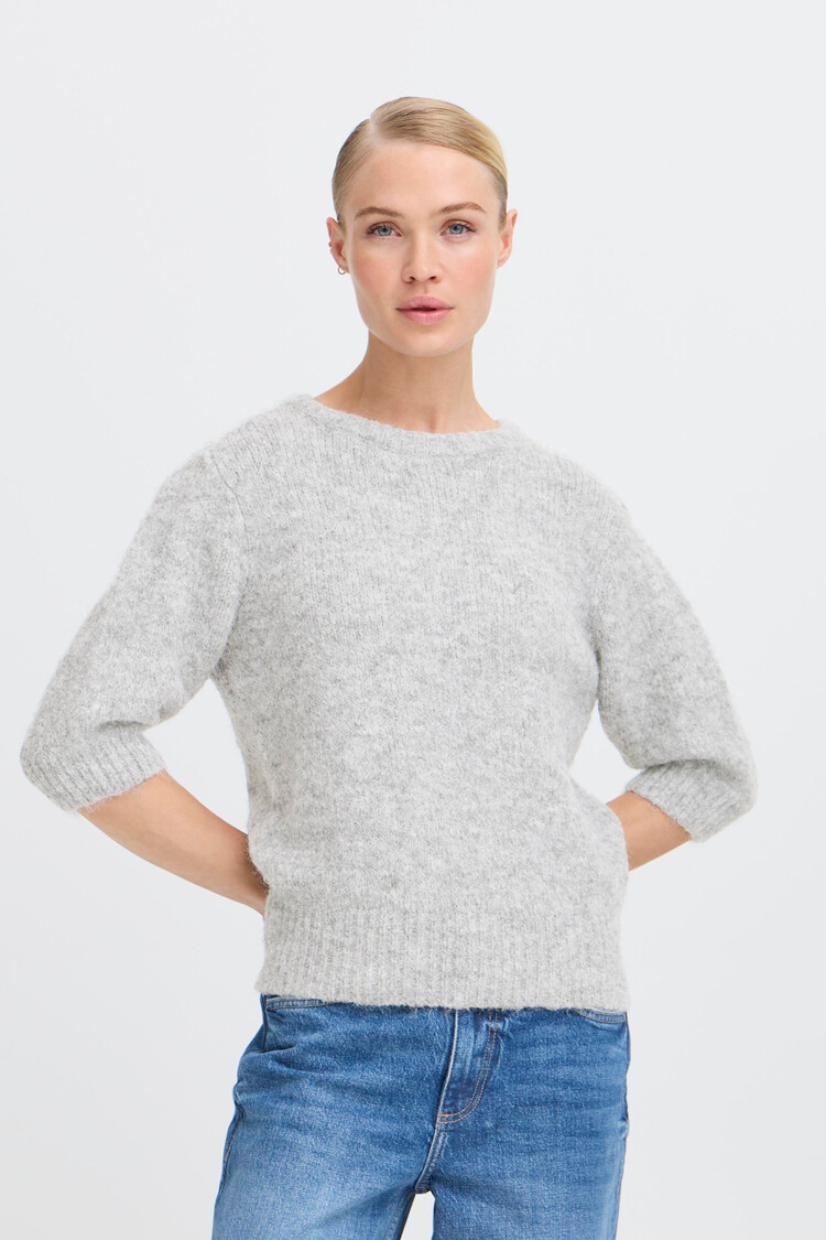 b.young BYOMEA VNECK JUMPER birch