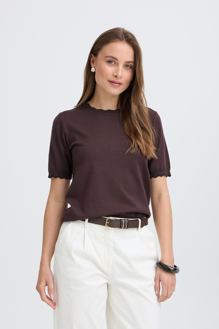 b.young BYMMORLA LUREX SS JUMPER