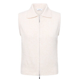 b.young BYOMEA ZIPPER SLIPOVER white