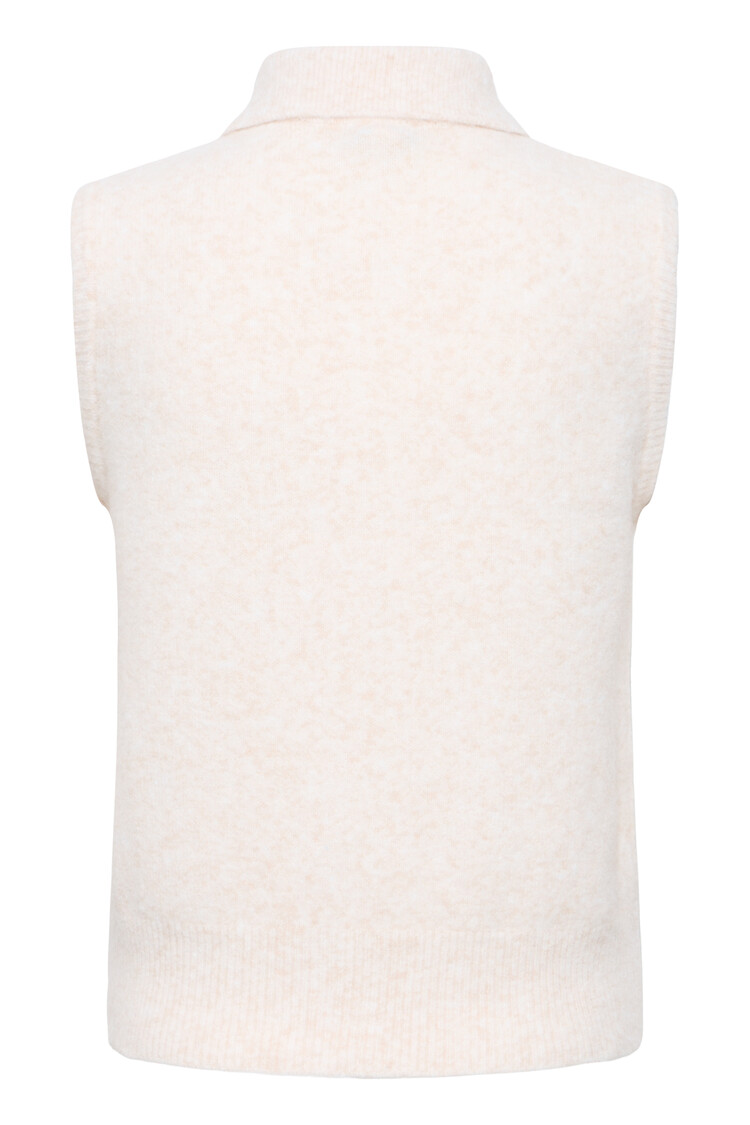 b.young BYOMEA ZIPPER SLIPOVER white