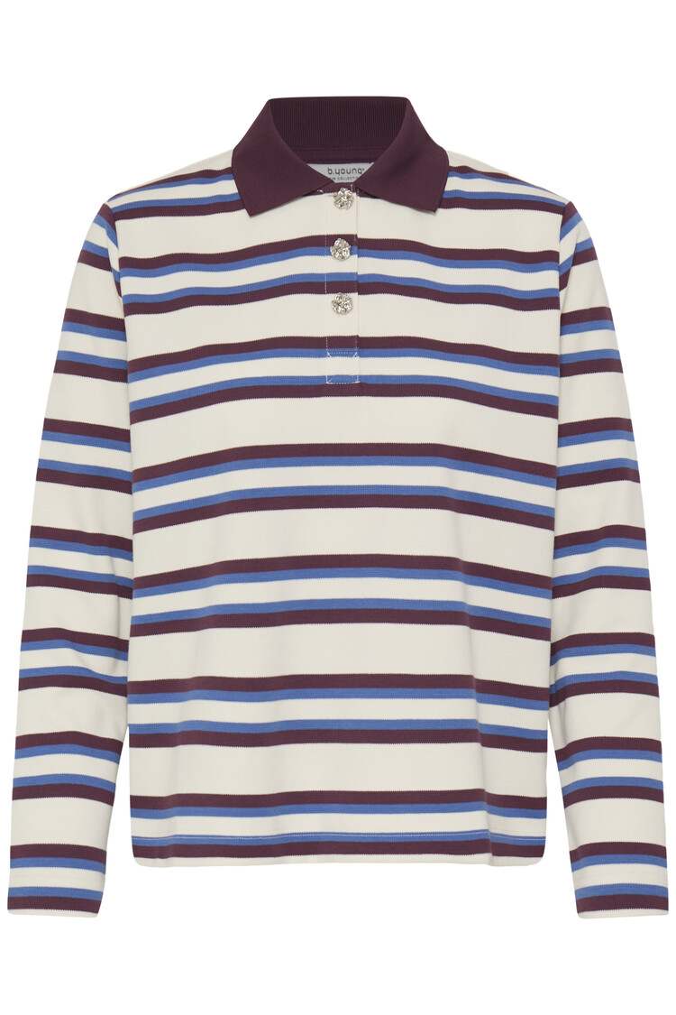 b.young BYPELDA BUTTON POLO