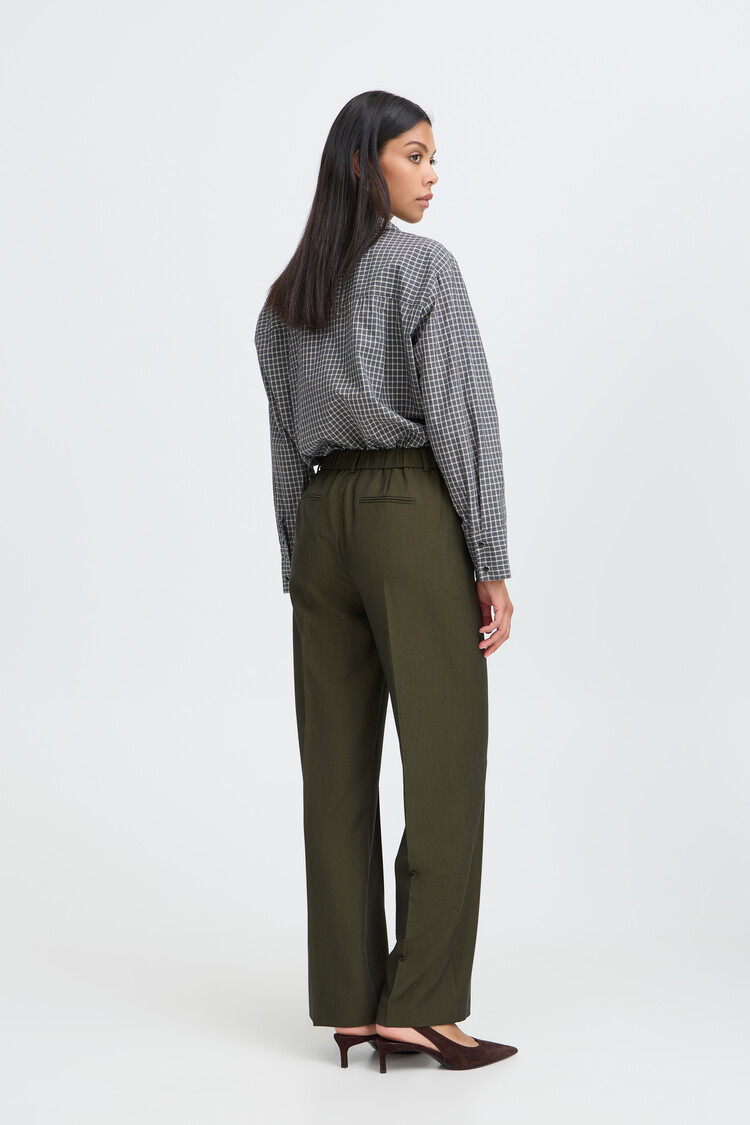 b.young BYDANTA WIDE LEG PANTS green