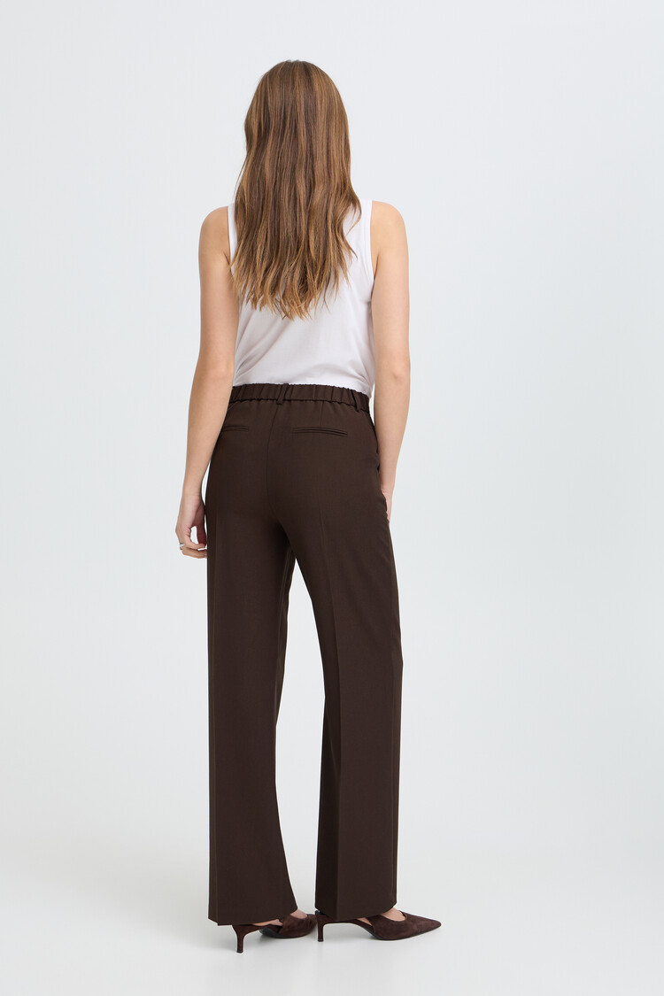 b.young BYDANTA WIDE LEG PANTS brown