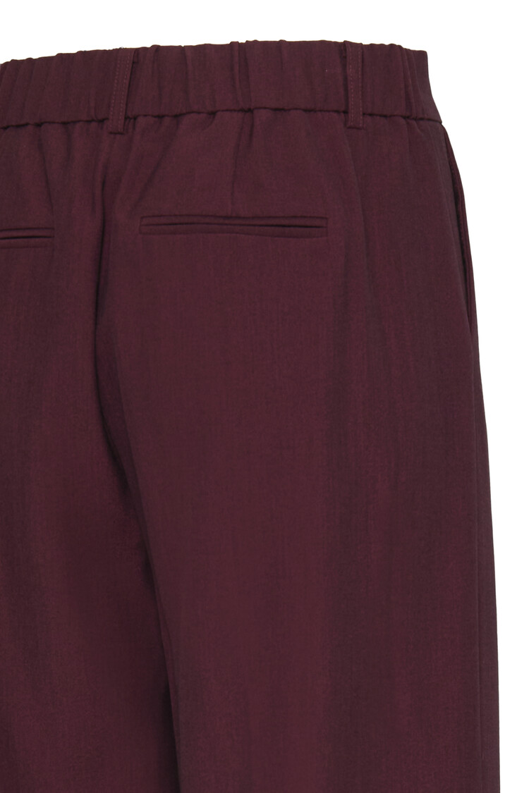 b.young BYDANTA WIDE LEG PANTS bordeaux