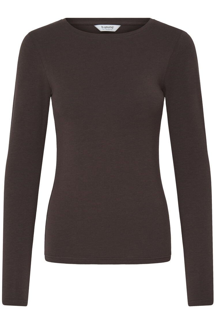 b.young BYPAMILA LS TSHIRT brown