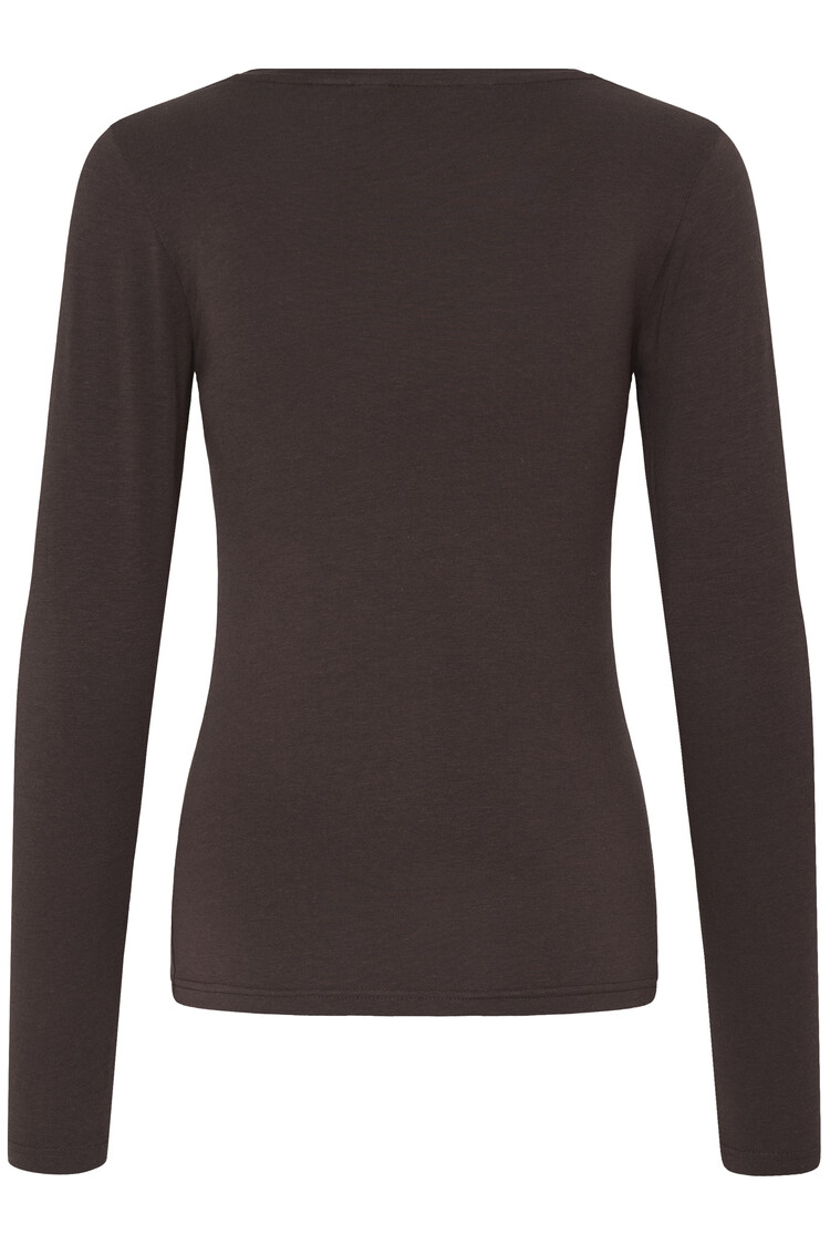 b.young BYPAMILA LS TSHIRT brown
