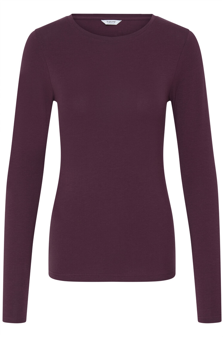 b.young BYPAMILA LS TSHIRT bordeaux