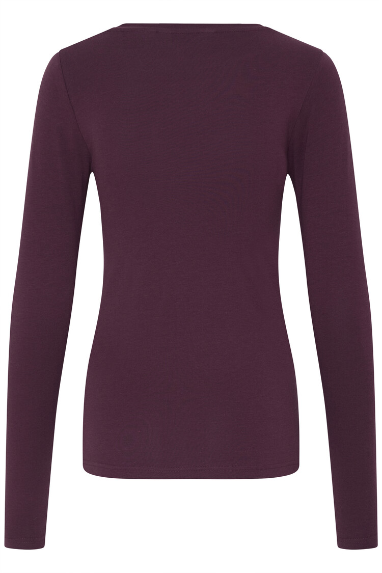 b.young BYPAMILA LS TSHIRT bordeaux