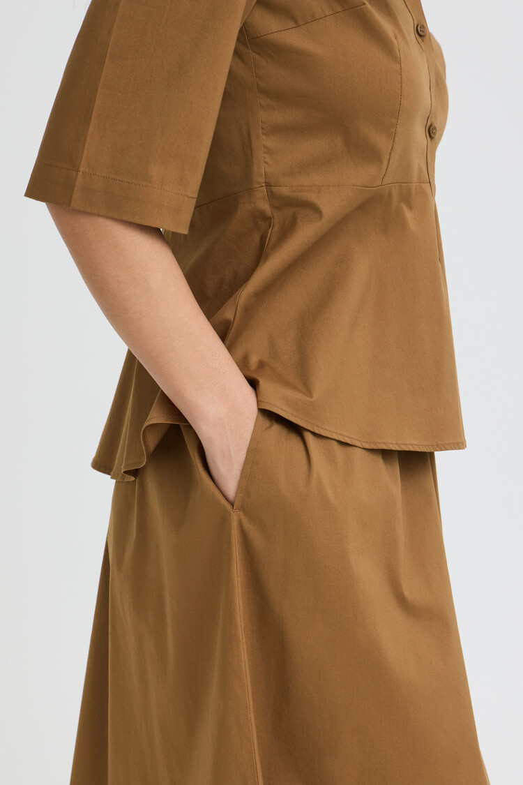 b.young BYISSALI SKIRT cognac