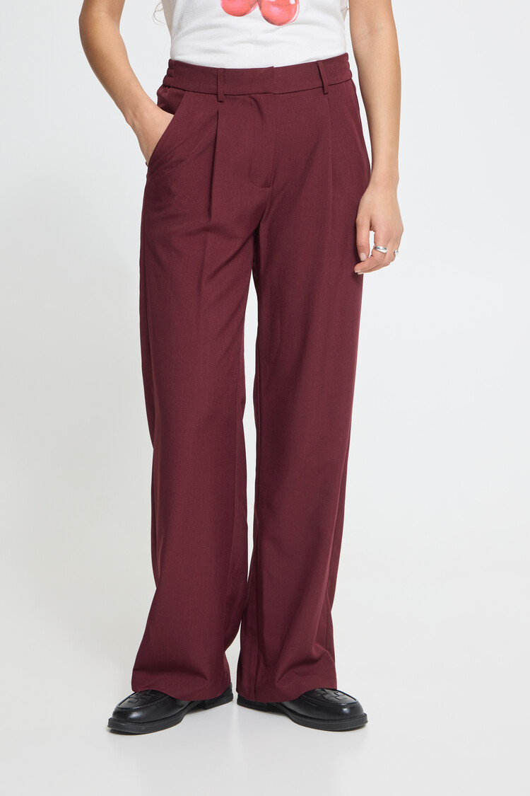Ichi IHFAVA WIDE PANT bordeaux