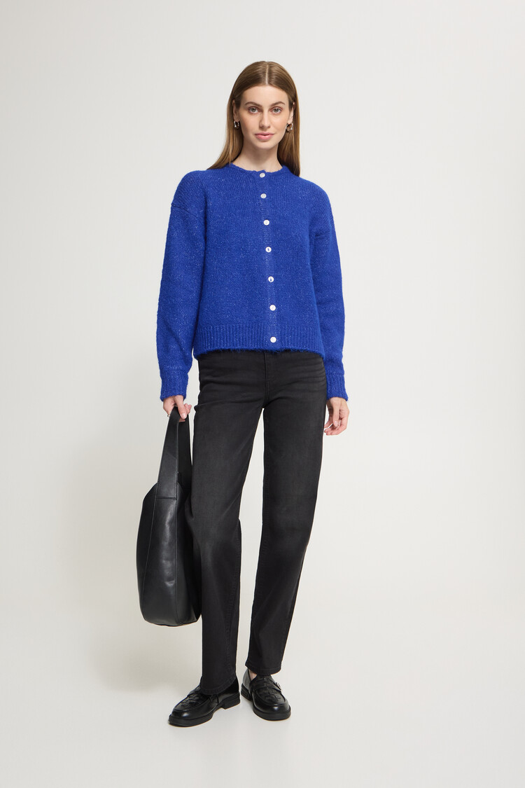 Ichi IHBELABLUE CARDIGAN blue