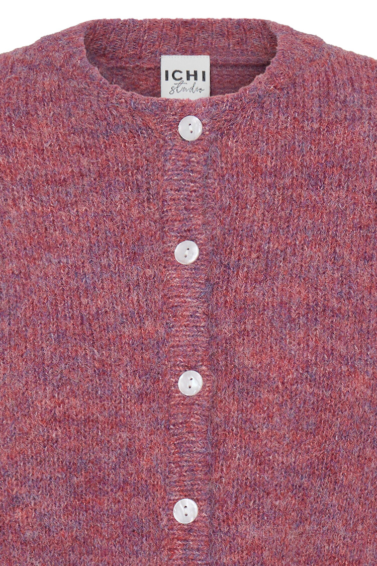 Ichi IHBELABLUE CARDIGAN pink