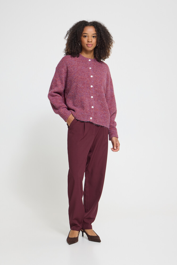 Ichi IHBELABLUE CARDIGAN pink