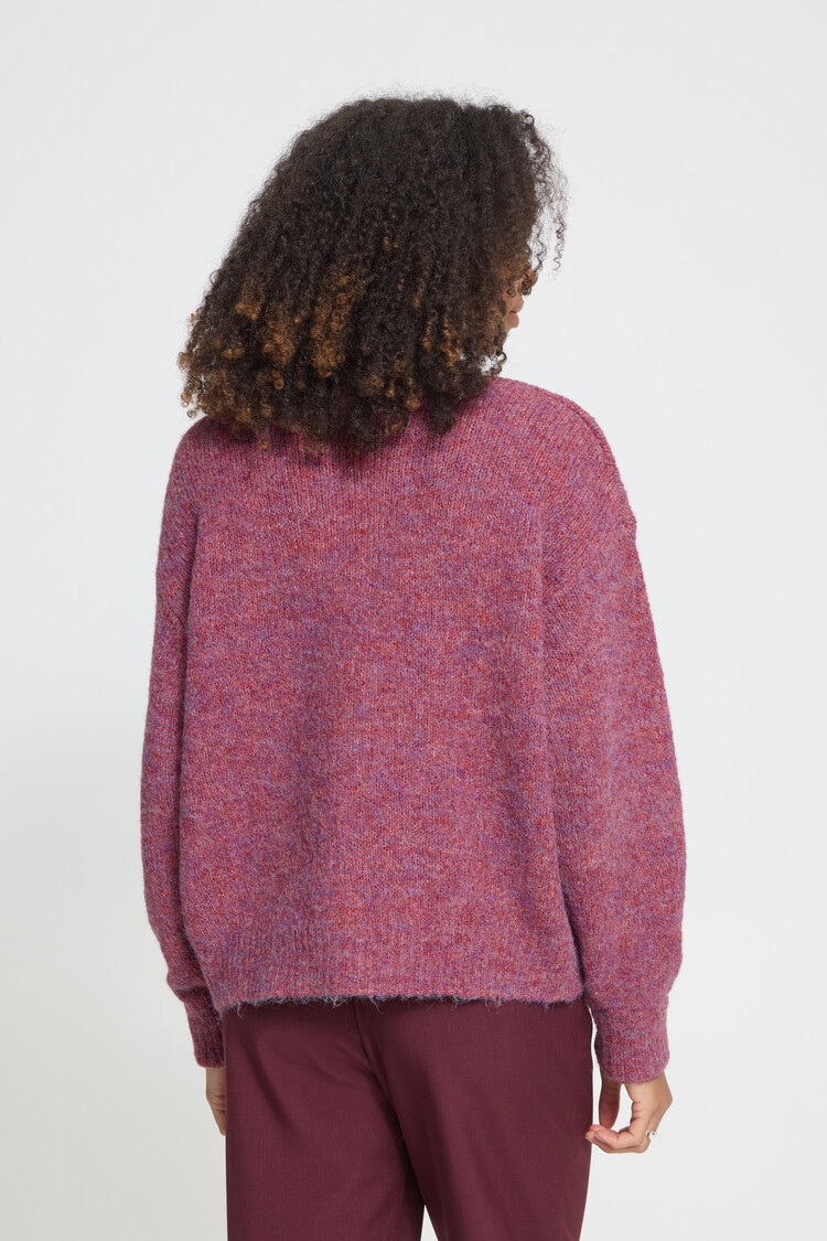 Ichi IHBELABLUE CARDIGAN pink