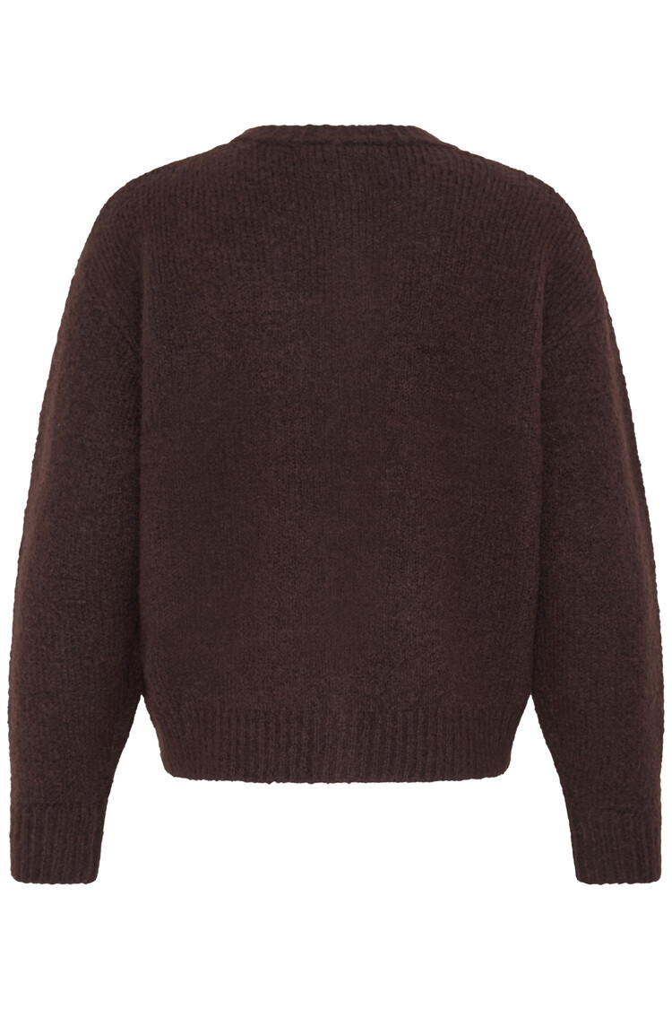 Ichi IHBELABLUE CARDIGAN brown