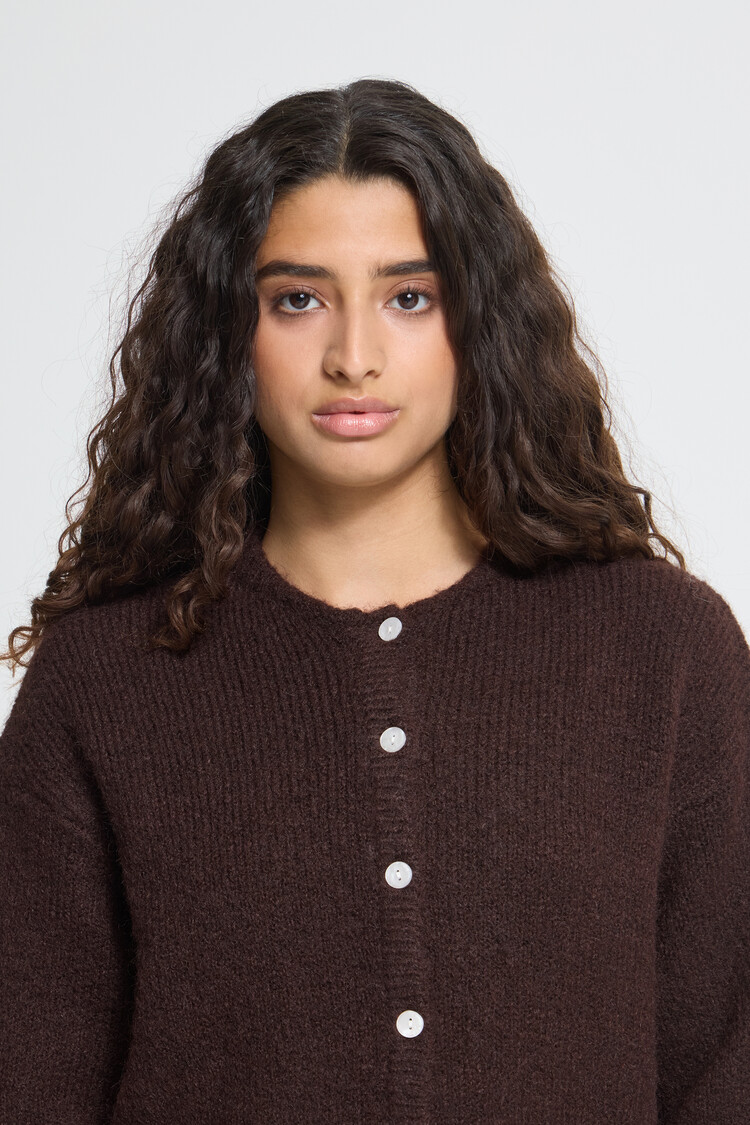 Ichi IHBELABLUE CARDIGAN brown