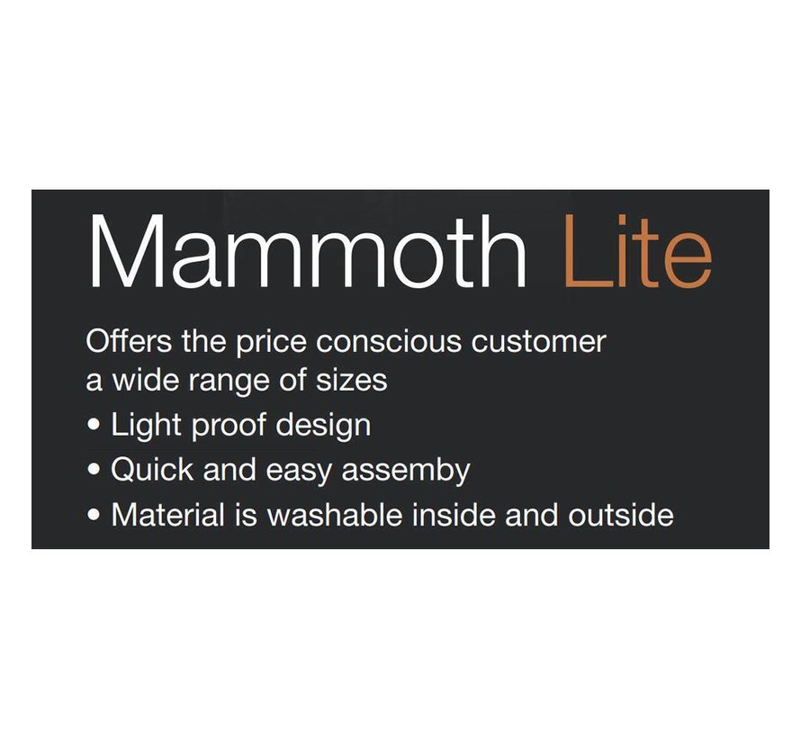 Mammoth Lite 240L Plus+ Growbox 240x120x200 cm