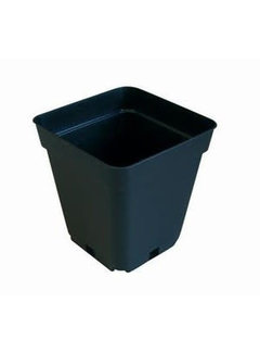 Grow Pot Square 0.5 Liter 9x9 cm Black