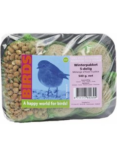 Buzzy Birds Bird Food Winter Package with Nuts and Fat Balls