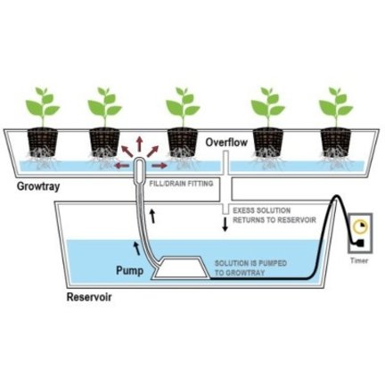 Flow Hydroponics Irrigation System Flow Hydroponics Irrigation System